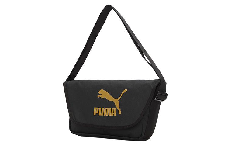 PUMA Originals Urban Fabric Messenger Bag, Shoulder Bag Regular Unisex Black 078007-01