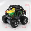 Alloy Car Racing Car Story Big Feet Long Hair Tooth High Foot Car Series Children's Toys