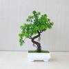 Artificial Plastic Plants Bonsai Small Tree Pot Potted Flower Garden Fake Plant Arrangement Ornaments Room Home Table Decor
