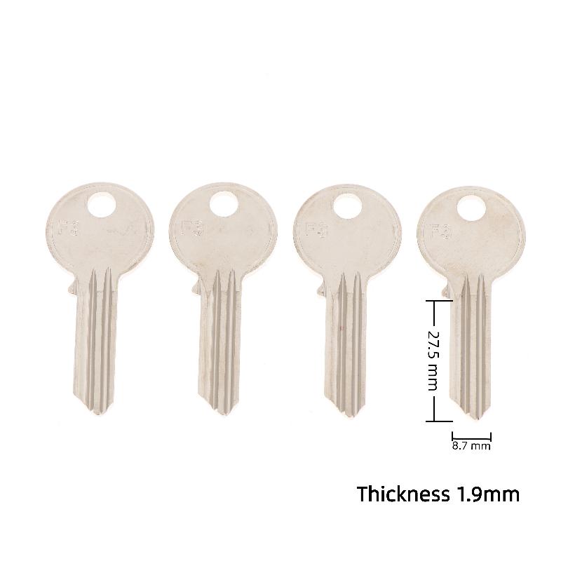 10 Stück/Los F3 Doppelschlitze für Schlüsselrohlinge Zubehör für Haustürschlösser Schlüsselform