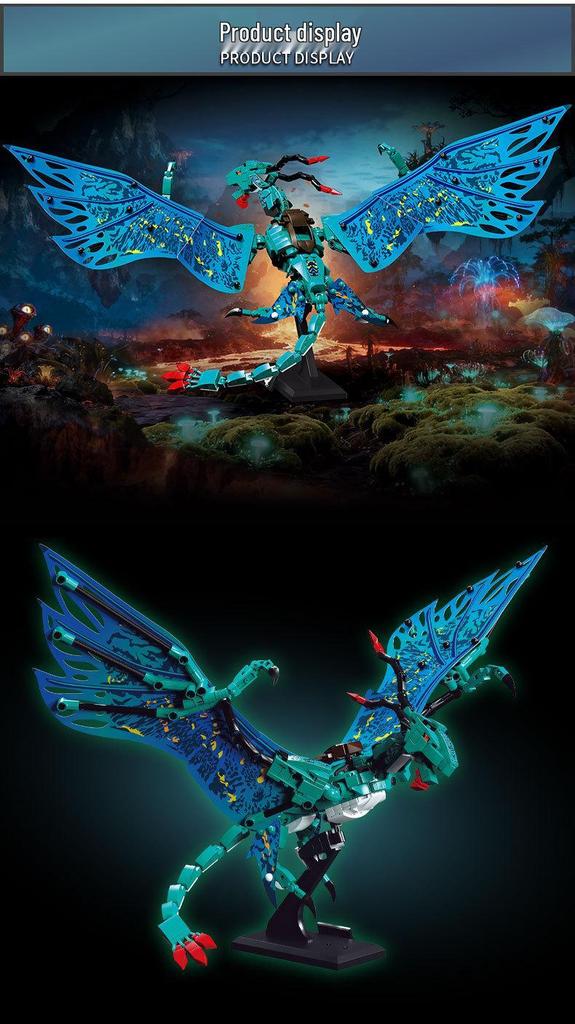 Avatar Jake's Mecha Pterodactyl Building Blocks Toy for Kids