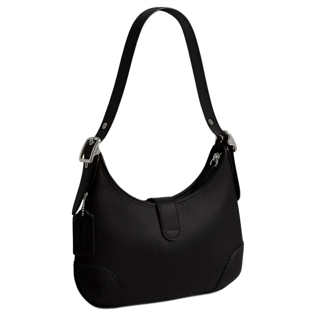 Coach Hamptons 27 Adjustable Handle Built-In Card Slot Leather Tote Shoulder Bag Large Women tote Black CW642-LHBLK