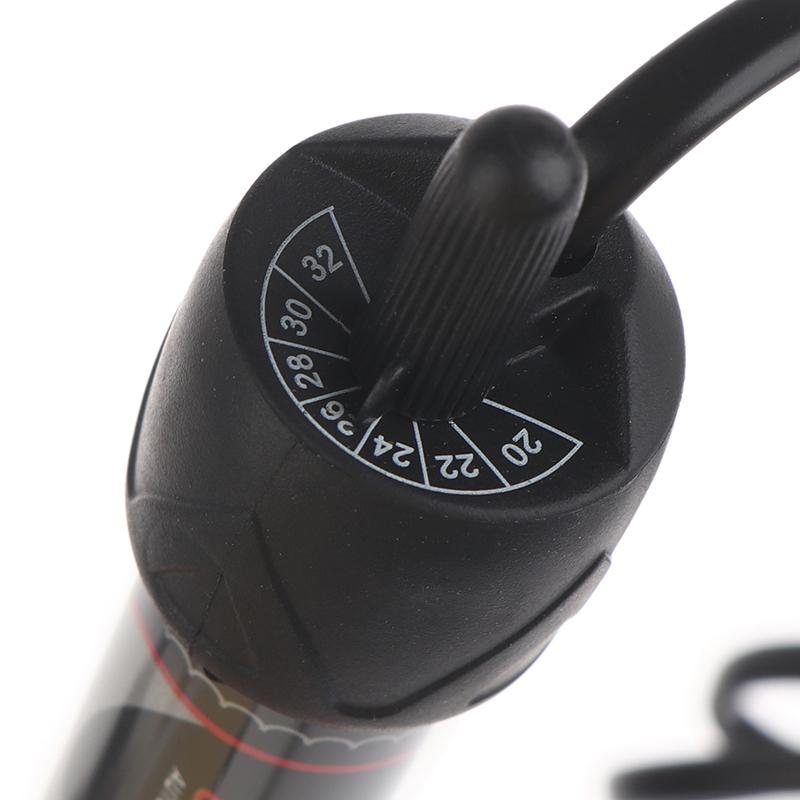 Eu Plug Adjustable Temperature Thermostat Heater Rod Glass Aquarium Heater 25-300W Submersible Fish Tank Water Heating Rod