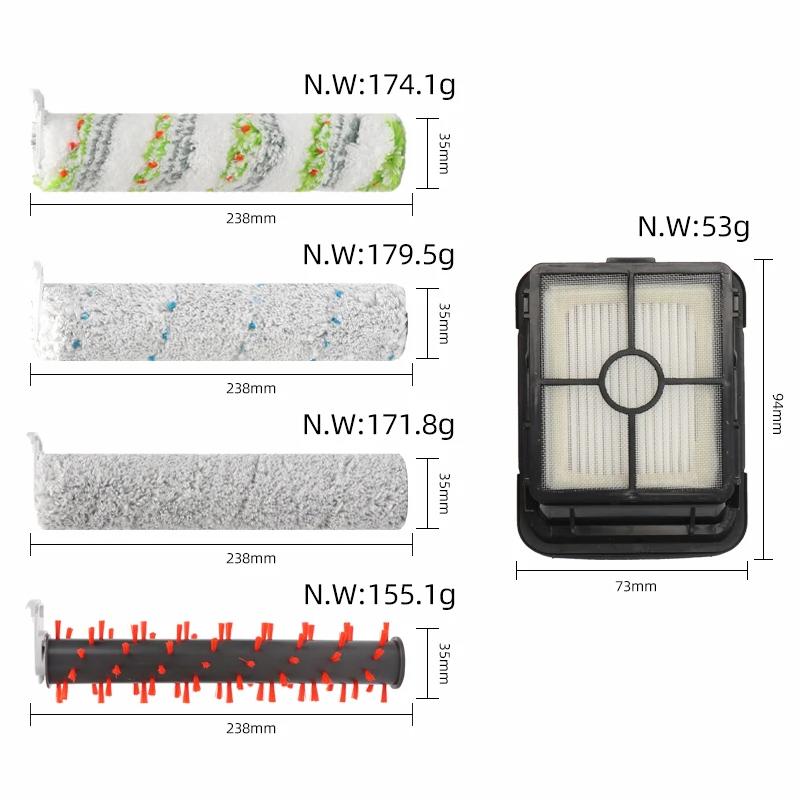 For Bissell Crosswave Cordless Max Series 2554 2590 2593 Wet Dry Vacuum Cleaner 2554A Roller Brush Filter Replacement Accessory