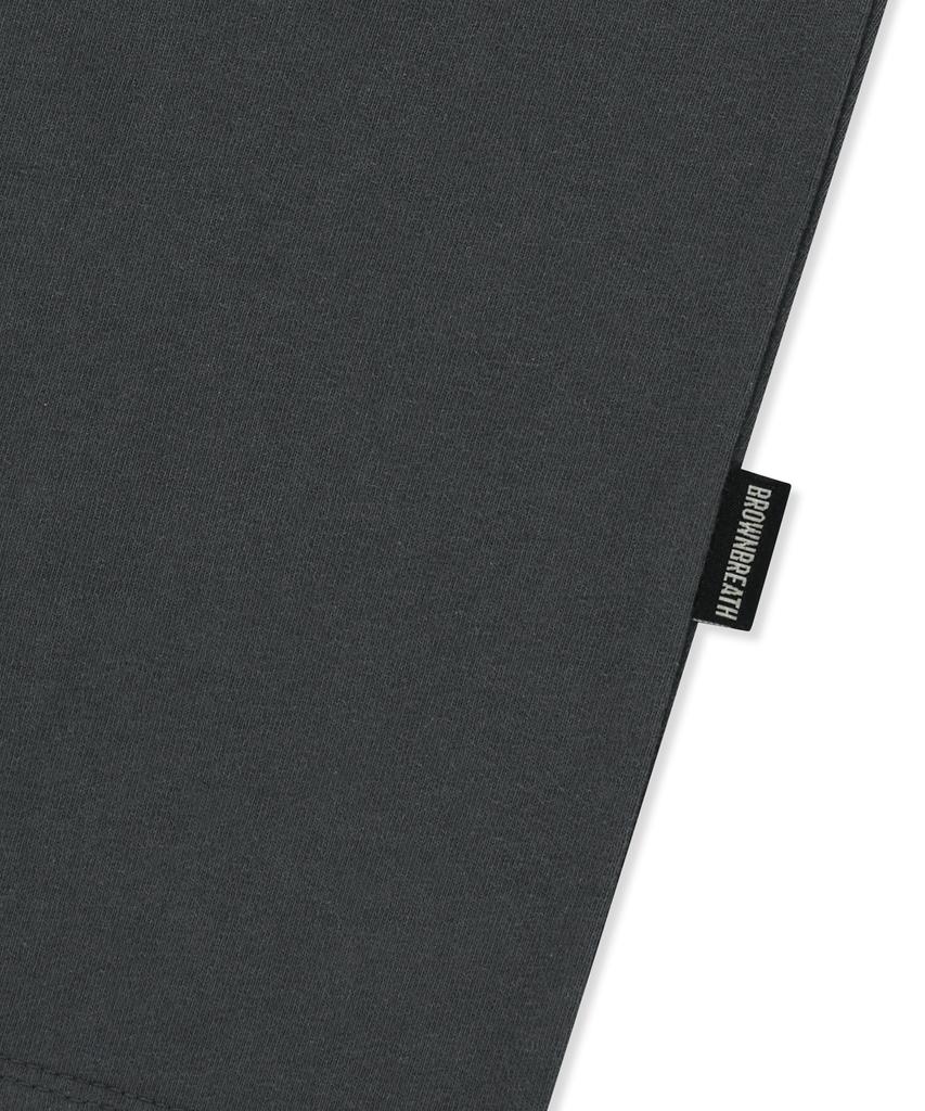 BROWNBREATH Bb Ringer Tee - Charcoal