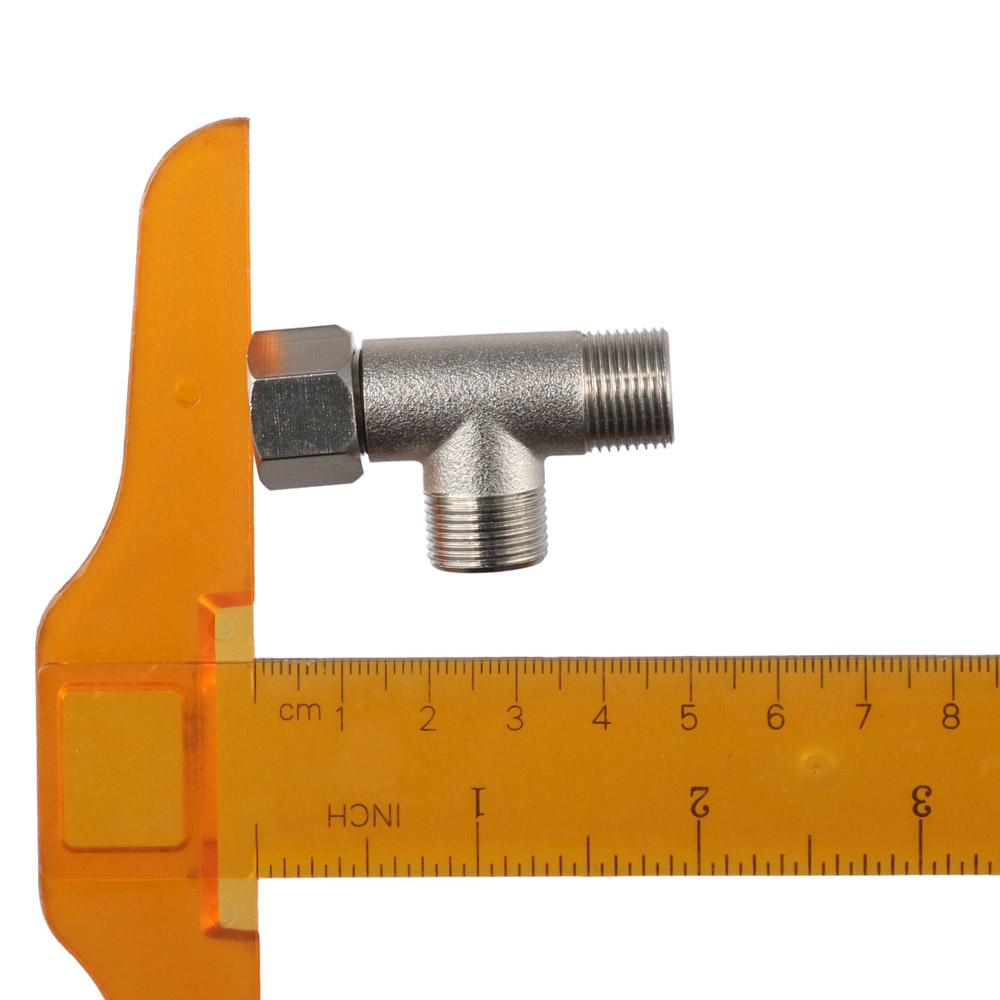 9/16″ X 9/16″ X 9/16″ Valve Adapter Brass Tee Connector Splitter 3 Way  Bidet