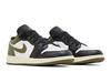 Jordan 1 Low Black Toe Medium Olive (GS)