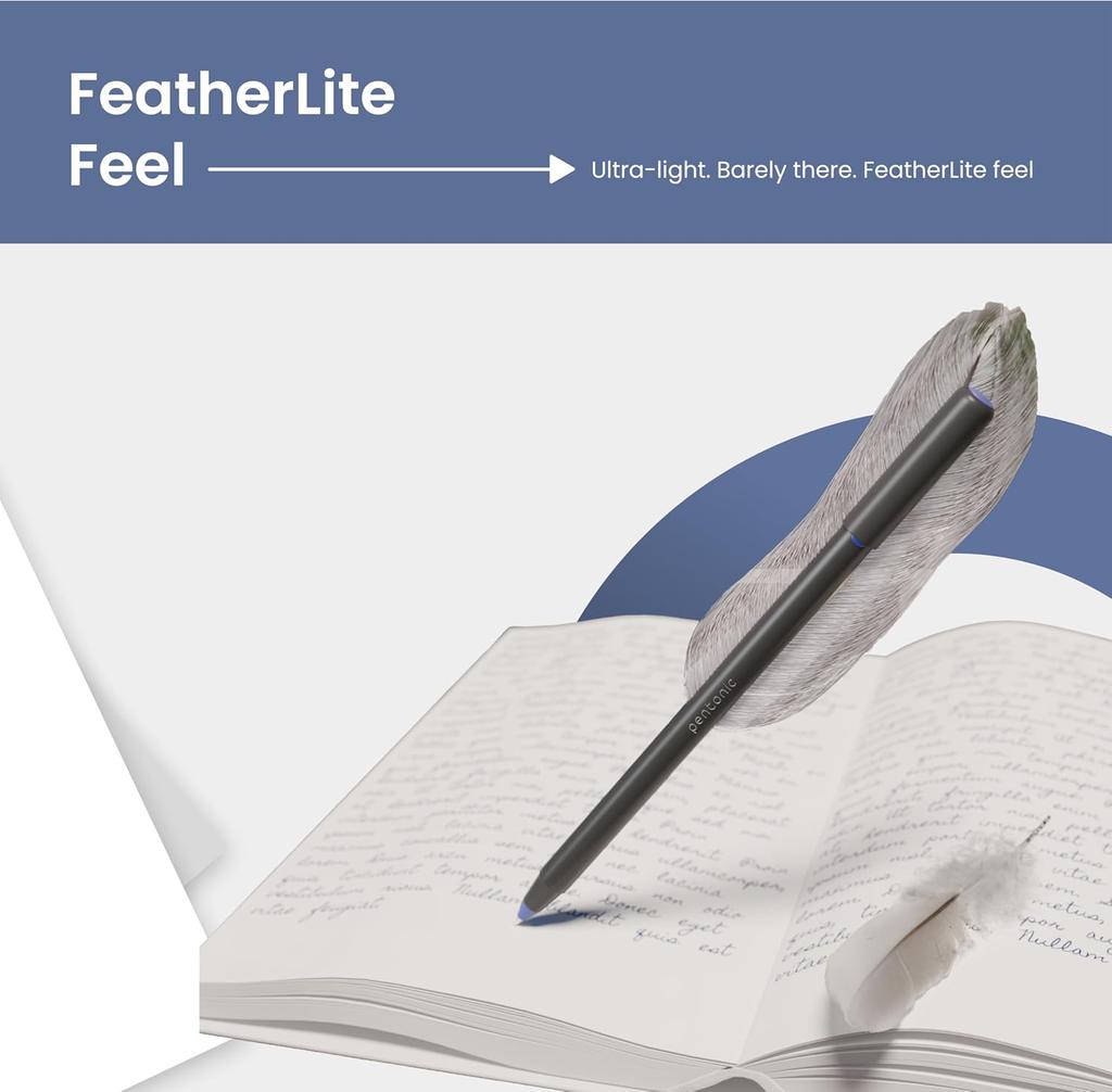 Pentonic 0.7mm Ball Point Pen Pack of 1 X 10pcs | Blue Ink, Black Body | Smooth Writing for Office, Home & School