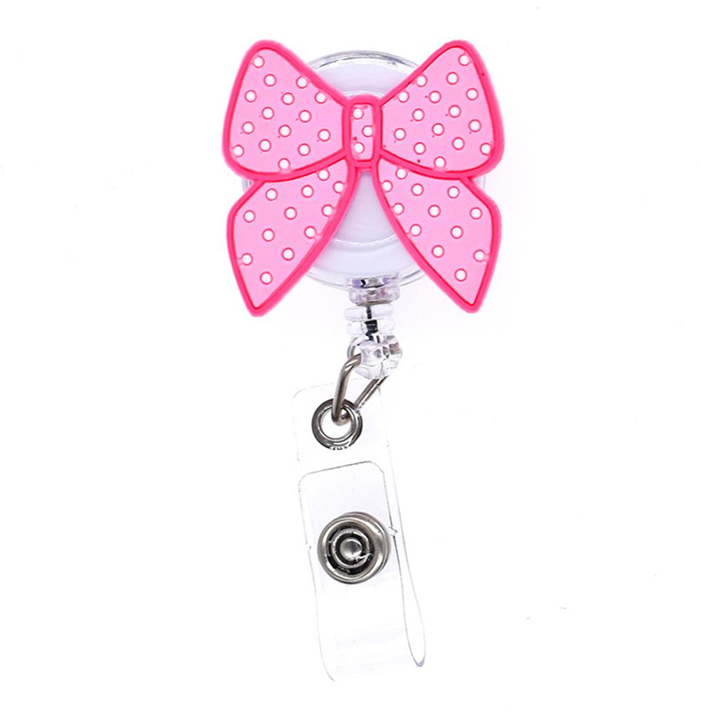 ID Card Name Card Holder Badge Holder Clip Retractable Badge Key Chain ID Badge Holder Nurse Doctor