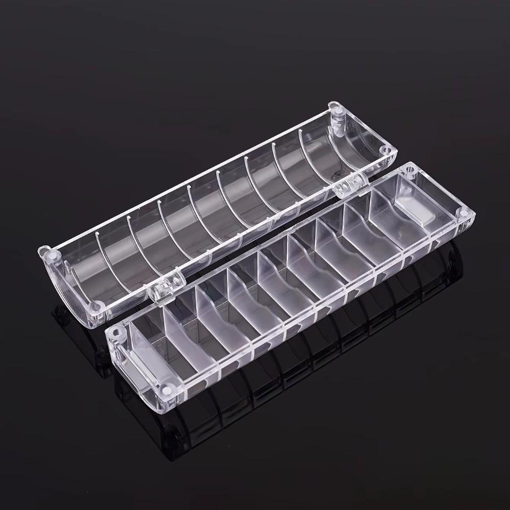 Transparent Magnetic Bobbin Storage Box Plastic Clear Bobbin Case  Home Sewing
