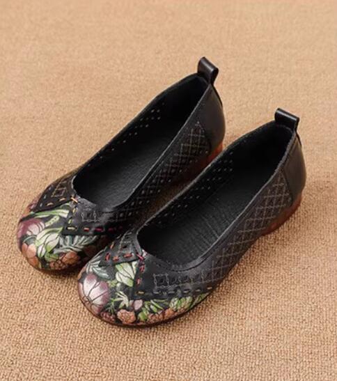 Fashion GKTINOO 2025 Women Loafers Casual Shoes Fashion Breathable Genuine Leather Shoes Sneakers Women Flat Shoes Female Footwear