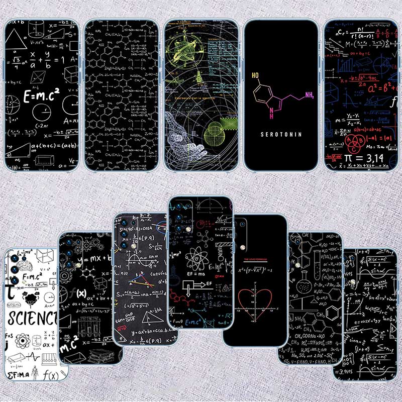 NH15 Chemical Maths Formula Phone Case for LG K22 K30 K40 K40S K41 K42 K50 K50S K51 K51S K52 K61 K62 K71 K92 Q60 Q61 V40 V50 V60