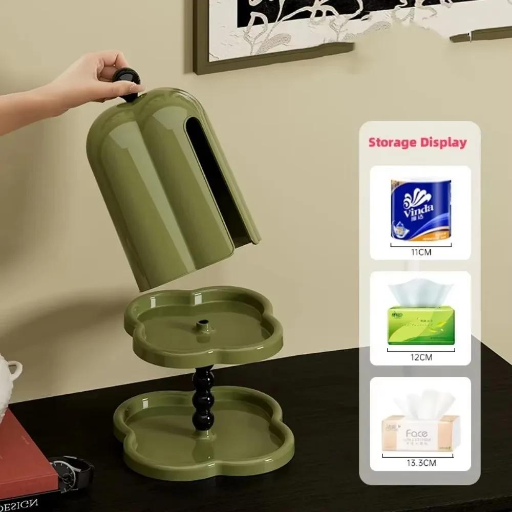 Tissue Box French Retro Advanced Feeling No Punching Required Tissue Boxs Living Room Multi Functional Creative Paper Carton Box