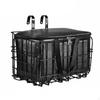 Front Bike Basket Reinforced Hook Design Black Normal
