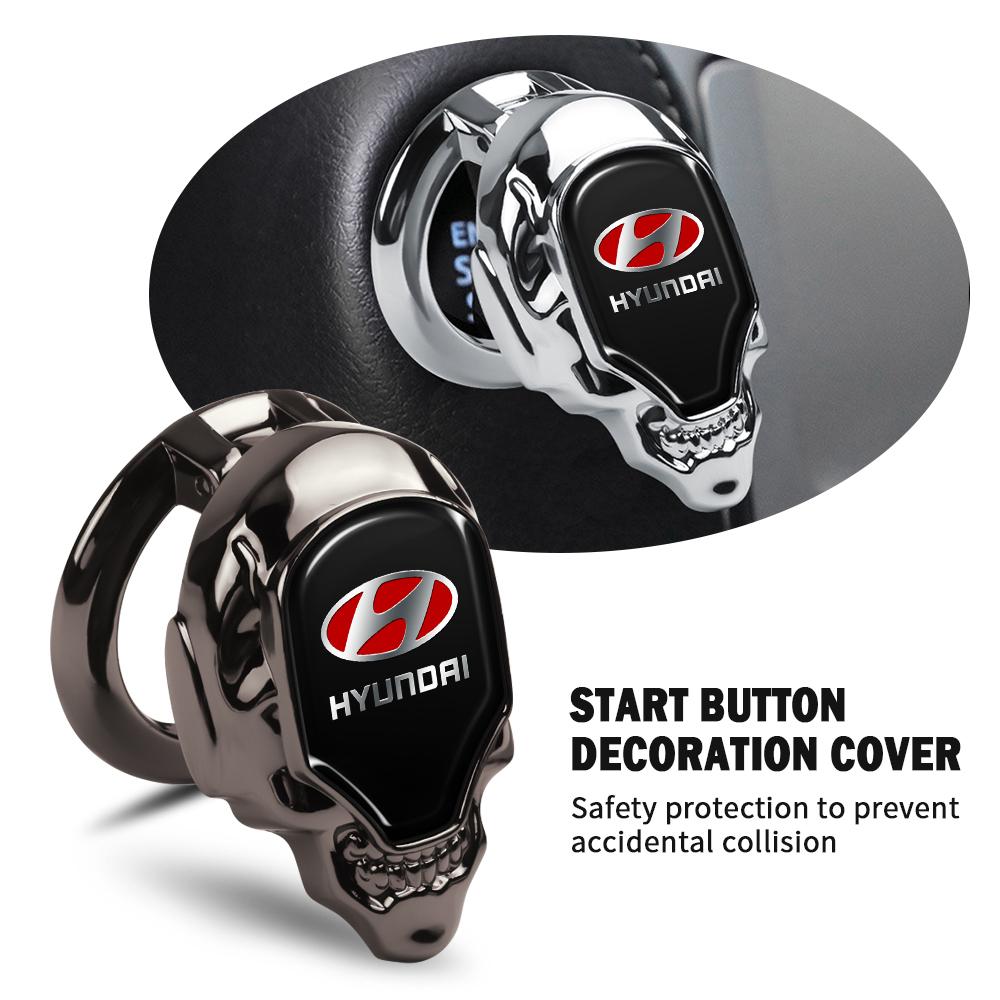 Car Engine Start Stop Button Protection Cover Sticker Auto Accessories For HYUNDAI i20 i30 Tucson i10 ix35 i40 Solaris Azera GDI R6
