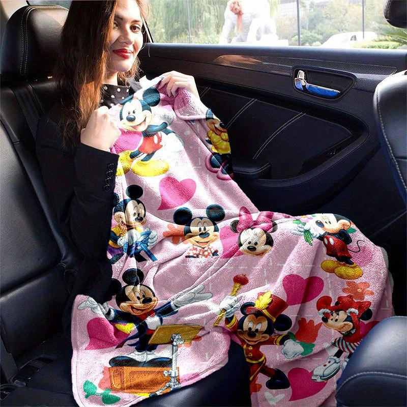 Coperta Mickey & Minnie Morbida, Calda Coperta in Flanella per Divano, Morbido Caldo Copriletto, Idea Regalo Unica.