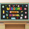Back to School Classroom Bulletin Board Decoration Set Welcome Back to School Cutouts for First Day of School Classroom Wall Door Decorations for
