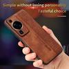 AZNS Back Shell for Huawei P60/P60 Pro Imprinted PU Leather Coated TPU Cover Phone Case