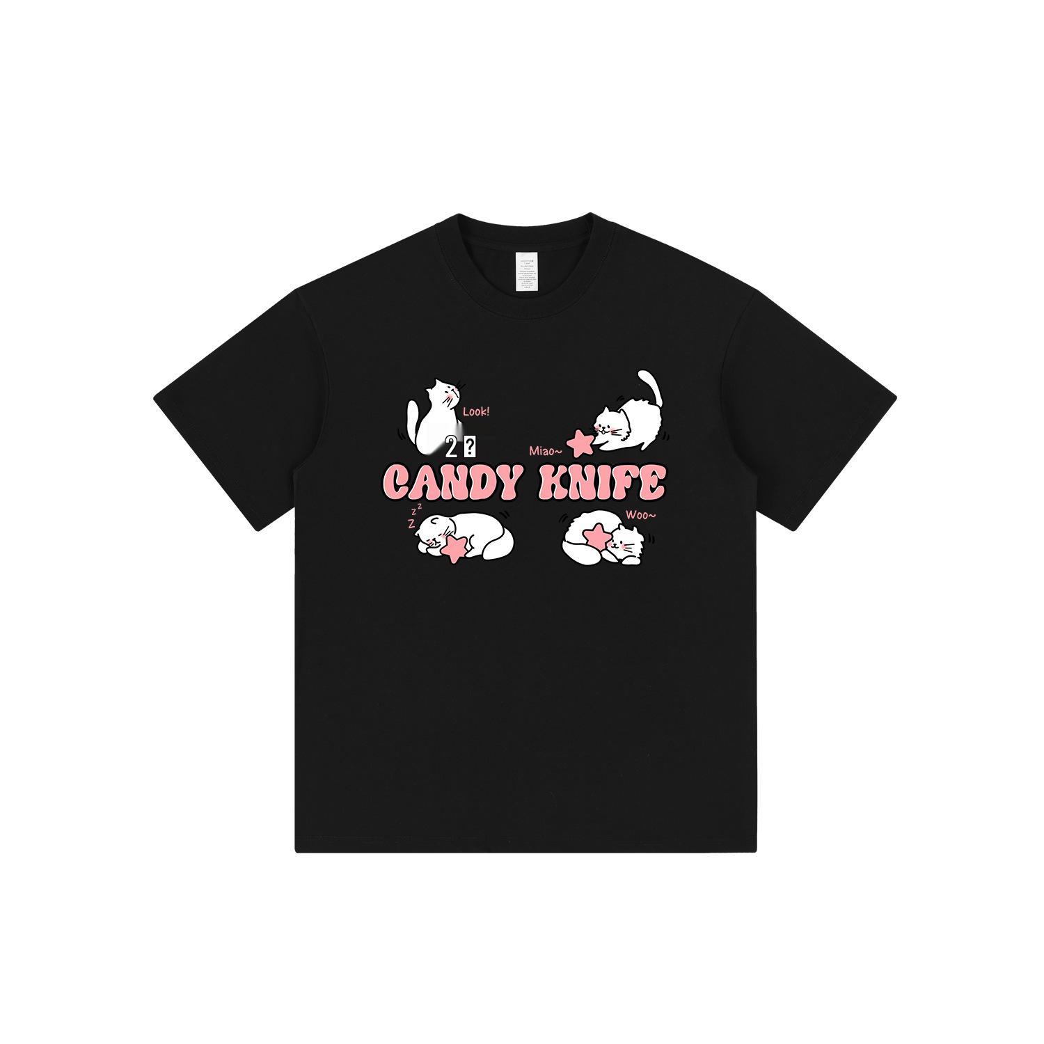

Chic Loose Short-Sleeve Unisex T-Shirt - Sweet, Cool, Versatile Summer Style L