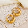 Big Earrings, Exaggerated Design Sense, Simple and Long-term Non-fading, High-end Temperament Ear Buckle