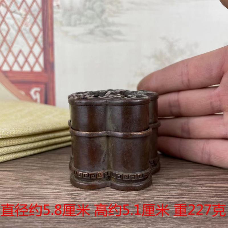 Copper Burner for Home Use Zen Aromatherapy Buddha Incense Holder Cultural Creative Ornament Tea Ceremony