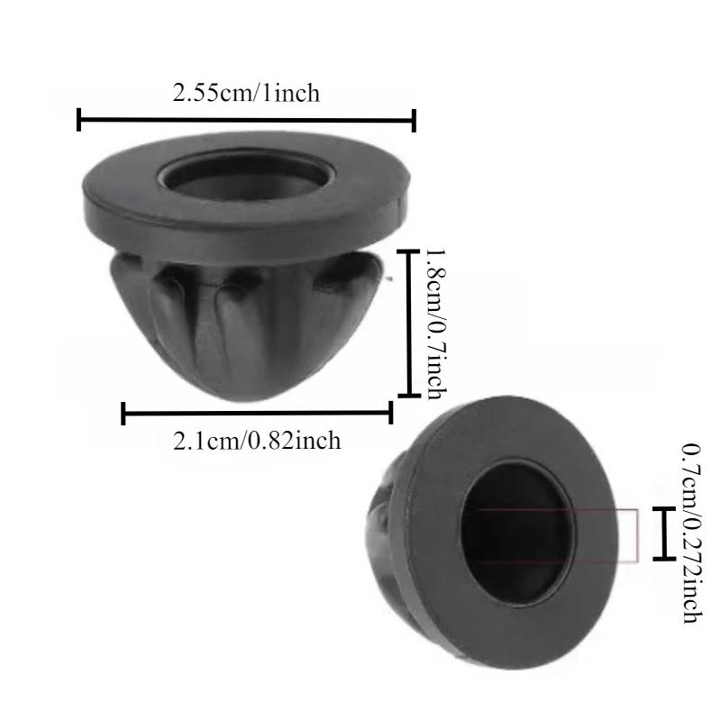 Motorhaubengummis Motorabdeckung Zierleiste Gummi Lagergummis Buchse Anschlagpuffer Geeignet für BMW Autozubehör Innenraum
