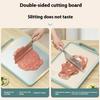 Stainless Steel Double-sided Cutting Board Anti-mold Cutting Board Anti-slip Thickened and Durable for Kitchen Vegetable Cutting