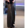 Wide-Leg Pants for Women, Summer 2026 New Style, High-Waisted, Hip-Covering, Drapey, Slimming, Loose Fit, Plus Size, Casual Straight-Leg Pants
