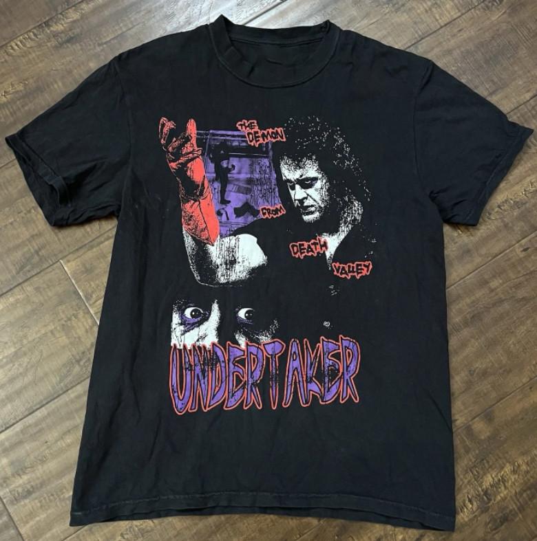 The Undertaker WWF WWE Wrestling T-Shirt Mens The Demon NWO WCW Vtg S-5XL S