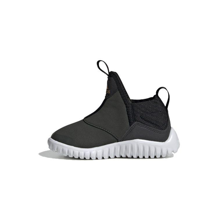 Adidas Rapidazen I Slip Resistant Cushioning, Wear Resistant Low top Running Shoes Black Infant And Toddler EE8117