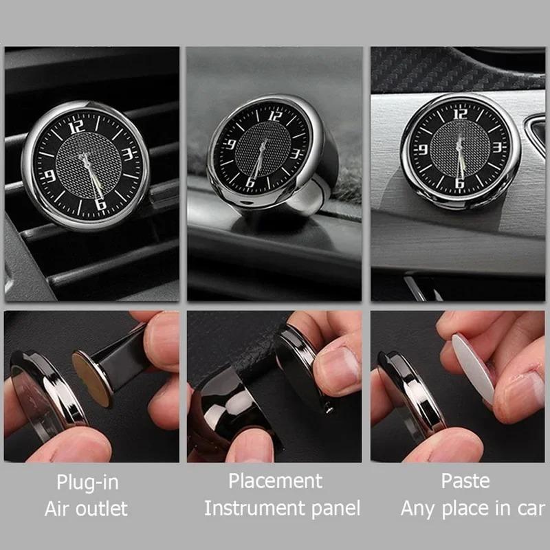 Auto Innenraumteile Mini Uhr Auto Elektronische Quarz Uhr Für Volvo C30 V40 V60 S40 S60 XC60 XC90 XC40 S80 S90 S80L S60L