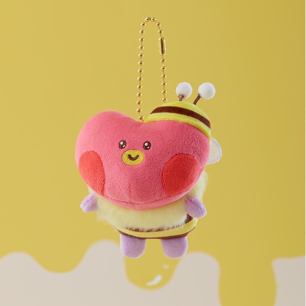 BT21 TATA Minini Honeybee Plush Keyring