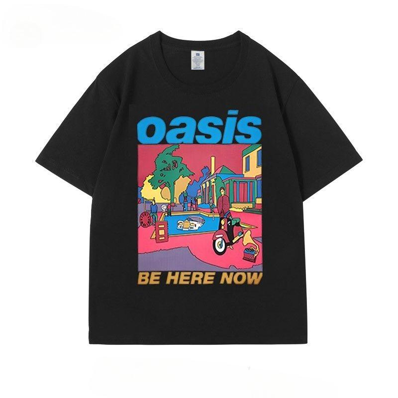 OASIS, A British Rock Streetwear Brand, Offers Pure Cotton T-shirts That Are Artistic High Street Unique for Men Women In Summer