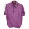 TOMORROWLAND 61-02-12-02002 Purple Silk Cotton Knit Polo Shirt SESIA tops M purpleUsed