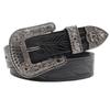 Retro Embossed Belt, Men's Genuine Leather Belt, Women's Trendy Pure Cowhide Carved Belt, Pin Buckle, Three-piece Vegetable Tanned Belt