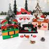4pcs Santa Snowman Christmas Candy Boxes Merry Christmas Decor For Home 2025 Xmas Gifts Box Navidad New Year Packging Bags
