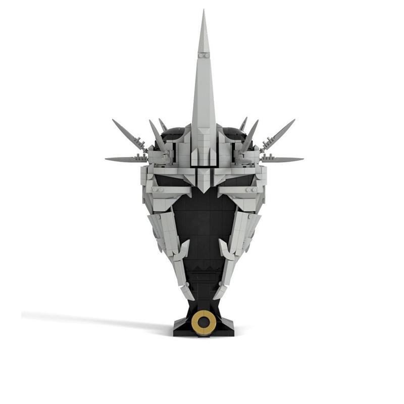 927pcs MOC LOTR Witch King Of Angmar Helmet Hobbit Lord Rings Model Building Blocks Architecture Toy Christmas Gifts Brick Kids