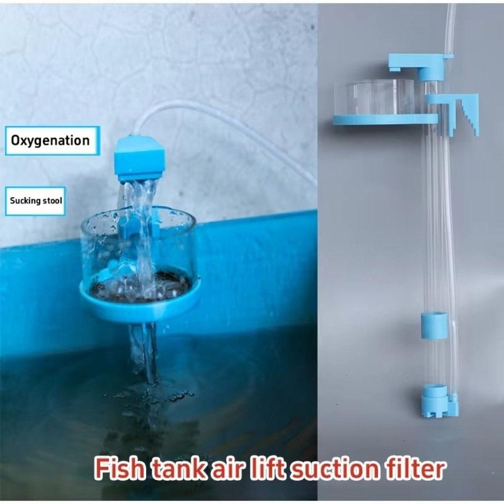 Adjustable Lenght Aquarium Fish Poop Cleaner Filter Detachable Poop Cleaner