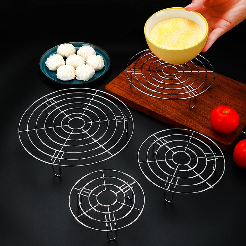 304 îngroșare oțel inoxidabil cu aburi oală multifuncțională găluște pentru ouă, suport pentru grătar, încălzire pentru bucătărie, accesorii de gătit