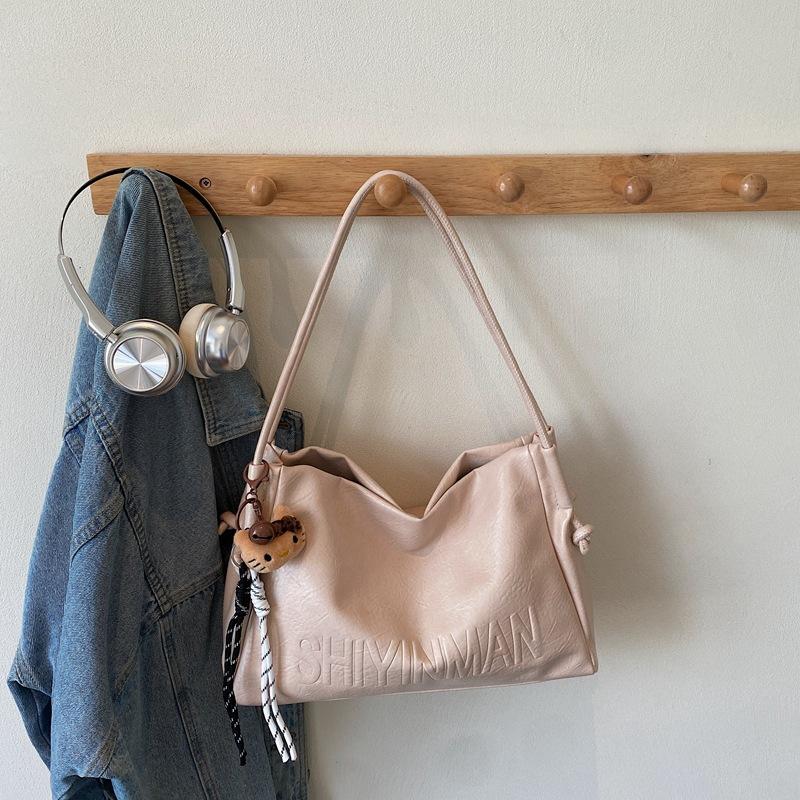 

Ретро сумка большой вместимости осень-зима новая сумка через плечо для通勤, сумка-тоут для выхода на работу