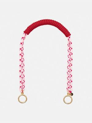 XIMDOMADO Macrame Bag Strap - Strawberry Pink