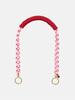 XIMDOMADO Macrame Bag Strap - Strawberry Pink
