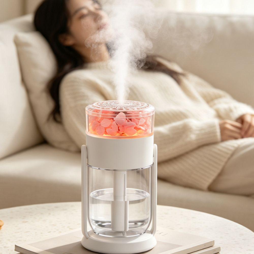 Crystal Salt Stone Shaking Head Humidifier Ambient Light USB Humidifier Room