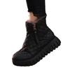 Snow boots 22 years old new winter velvet thickened cotton shoes thick sole non-slip fur integrated short boots