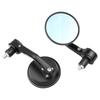 2pcs/Pair 7/8" Universal Motorcycle Rear View Mirrors Round Handle Bar End Foldable Motorbike Side for Cafe Racer  CAR