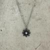 Glory_Arden [Unisex] Surgical Steel Opal Stone Snowflake Shape Vintage Necklace/Ghmn-483