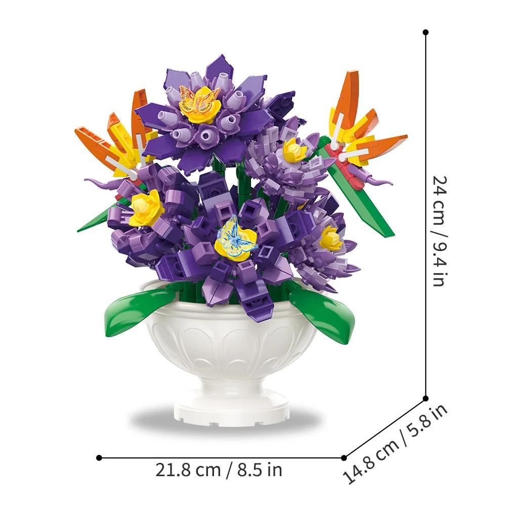 Ungiftige Botanicals Blumenarrangement DIY Bausatz Faux Bouquet Set Für Erwachsene Florales Home Dcor Kit Dekorationen Für Büro 10345