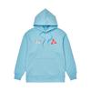 X Palace Logo Hoodie Blue Women Tops HN9876