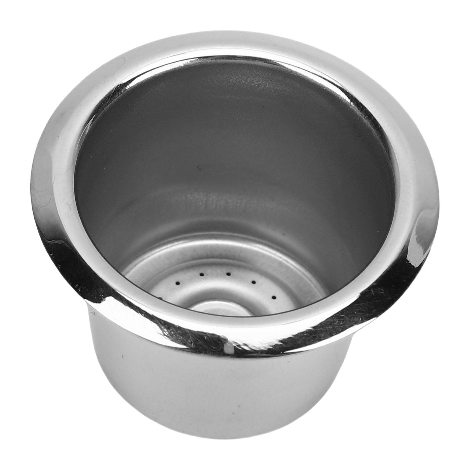 

Reusable Coffee Pod with 100 Aluminum Foil Lids Stainless Steel Reusable Refillable Coffee Filter Capsule for Coffee L