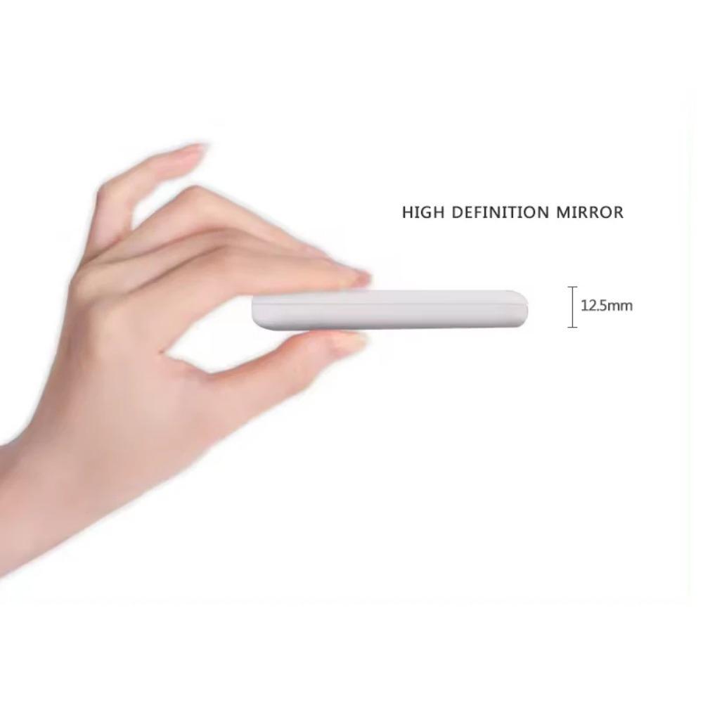 Mini Handheld Makeup Compact Folding Travel Portable With Led Light Makeup Pocket Mirror 8 Leds for Gifts